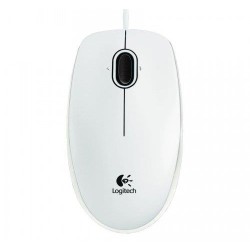 Mysz przewodowa Logitech B100 optyczna biała