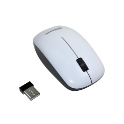 Mysz bezprzewodowa Msonic MX707W optyczna 3 przyciski 1000dpi biało-czarna