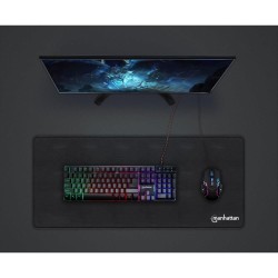 Podkładka pod mysz i klawiaturę Manhattan gaming XL czarna