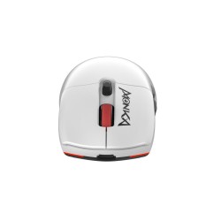 Mysz bezprzewodowa Monka GURU optyczna 26000dpi 2.4 GHz + Bluetooth biała AKUMULATOR 6 przycisków gaming PixArt PAW3395 Kailh