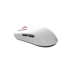 Mysz bezprzewodowa Monka PRIME optyczna 26000dpi 2.4 GHz + Bluetooth biała AKUMULATOR 6 przycisków gaming PixArt PAW3395 Kailh