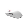 Mysz bezprzewodowa Monka PRIME optyczna 26000dpi 2.4 GHz + Bluetooth biała AKUMULATOR 6 przycisków gaming PixArt PAW3395 Kailh