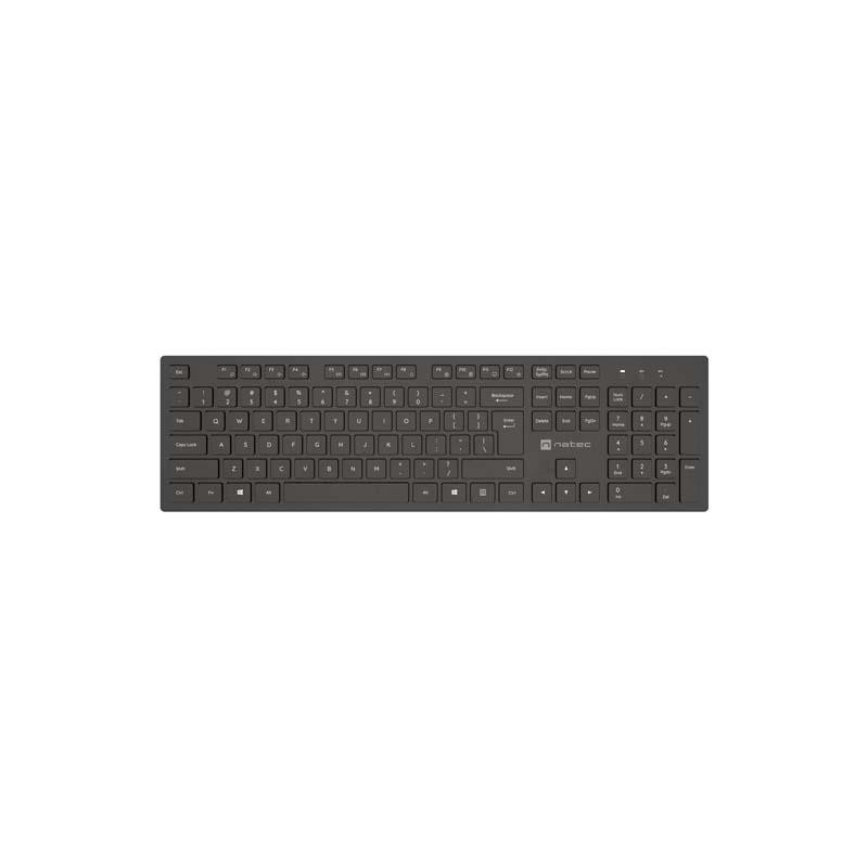 Klawiatura bezprzewodowa Natec Herring Wireless US 2.4GHz Slim