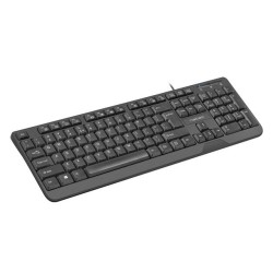 Klawiatura przewodowa Natec Trout slim czarna USB