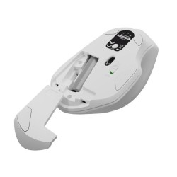 Mysz bezprzewodowa Natec Siskin 2 optyczna 1600 DPI BT 5.0 + 2.4 GHz z cichym klikiem biała