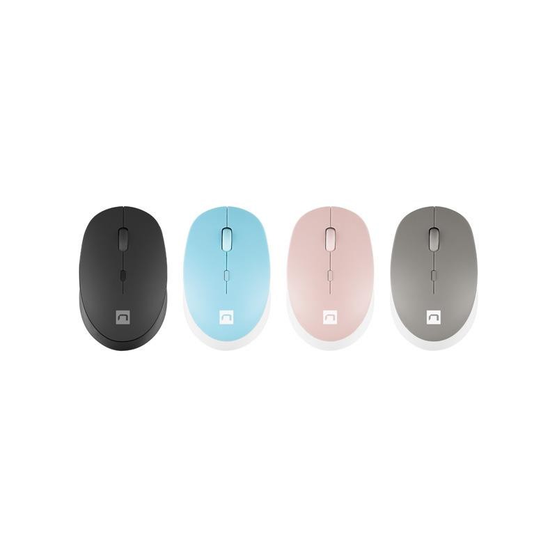 Mysz bezprzewodowa Natec Harrier 2 bluetooth 5.1 1600 DPI z cichym klikiem czarna