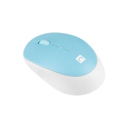 Mysz bezprzewodowa Natec Harrier 2 bluetooth 5.1 1600 DPI z cichym klikiem biało-niebieska