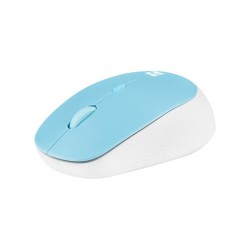Mysz bezprzewodowa Natec Harrier 2 bluetooth 5.1 1600 DPI z cichym klikiem biało-niebieska