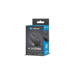 Mysz bezprzewodowa Natec Stork optyczna 1600 DPI czarna