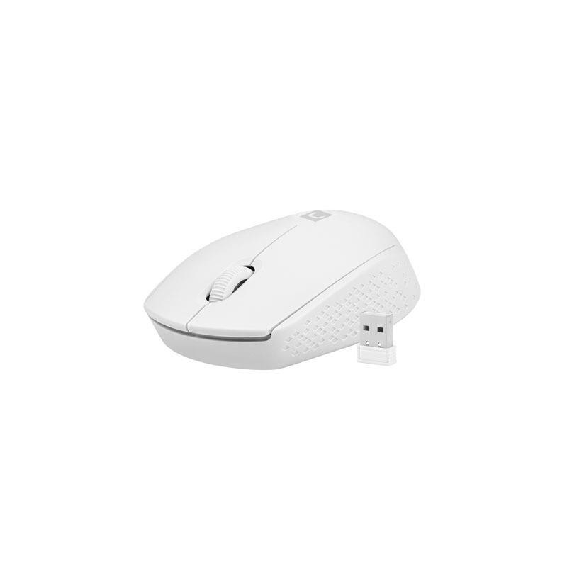 Mysz bezprzewodowa Natec Stork optyczna 1600 DPI biała