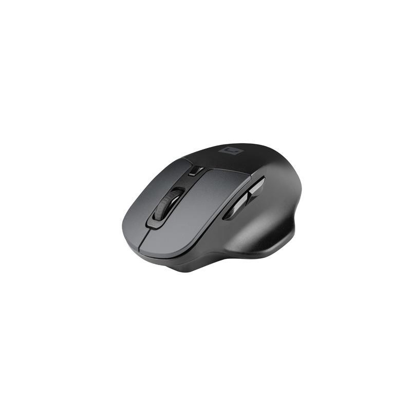 Mysz bezprzewodowa Natec Blackbird 2 optyczna NANO 2.4GHz czarna z cichym klikiem