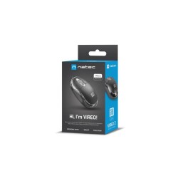 Mysz przewodowa Natec Vireo 2 optyczna 1000 DPI czarna