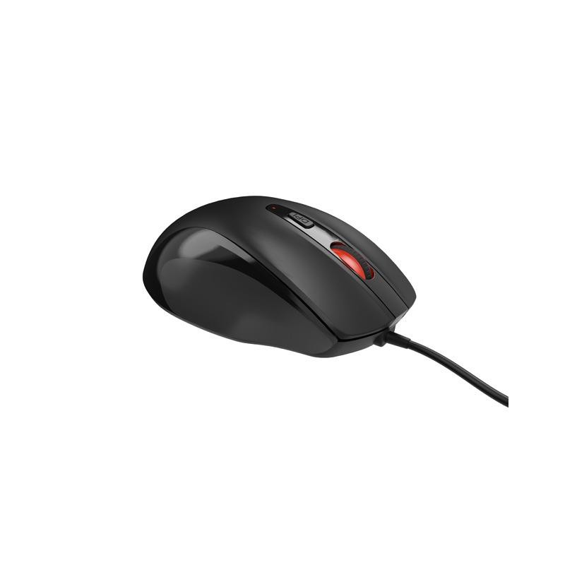 Mysz przewodowa Natec PIGEON 2 optyczna 4000dpi USB programowalna czarna