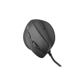 Mysz przewodowa Natec Crake 2 PRO 12800dpi wertykalna programowalna optyczna czarna