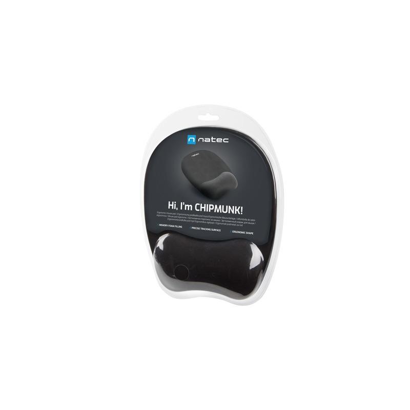 Podkładka pod mysz Natec Chipmunk Memory Foam ergonomiczna