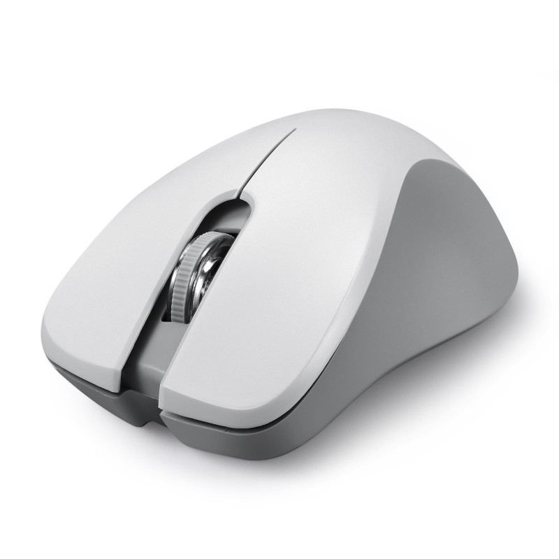 Mysz bezprzewodowa Perixx PERIMICE-621 optyczna 1600dpi 2.4 GHz, szara, silent, cicha, bezklikowa