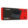 Klawiatura przewodowa Rampage PLOWERK60 gamingowa mechaniczna Blue Switch Rainbow LED czarna