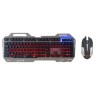 Zestaw przewodowy klawiatura + mysz Rebeltec INTERCEPTOR 2 Gaming USB szary metal