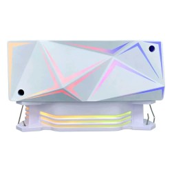 Chłodzenie CPU Rampage OCTAGONC50-WHITE LGA1700/AM5 1800RPM wentylator 120mm ARGB PWM