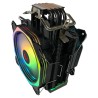 Chłodzenie CPU Rampage OCTAGONC60-BLACK LGA1700/AM5 1800RPM 2x 120mm ARGB PWM