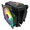 Chłodzenie CPU Rampage OCTAGONC60-BLACK LGA1700/AM5 1800RPM 2x 120mm ARGB PWM