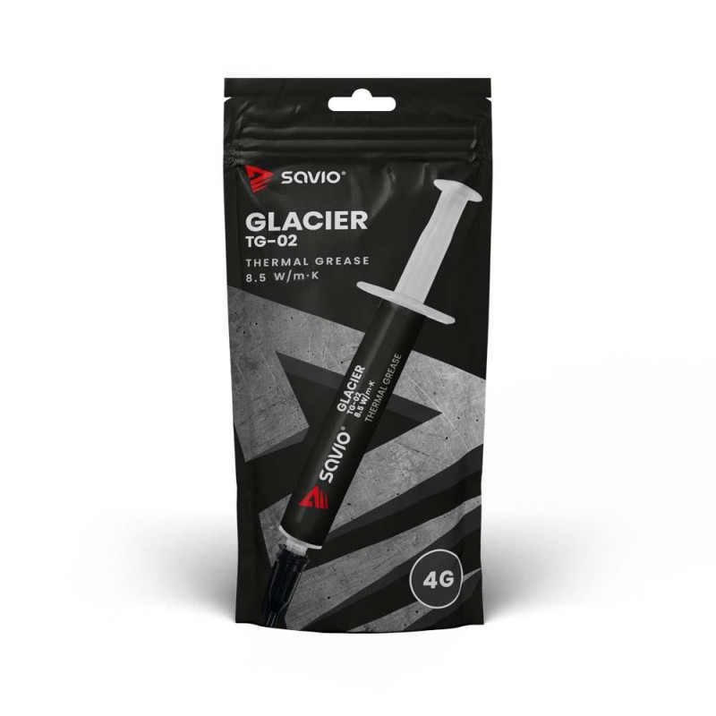 Pasta termoprzewodząca SAVIO TG-02 4G, 8.5W/m-K, 4g