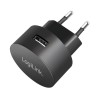 Ładowarka sieciowa LogiLink PA0217 USB 10,5 W, okrągła, 1x USB-A, czarna