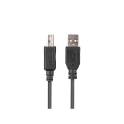 Kabel USB 2.0 Lanberg USB-A(M)- USB-B(M) 1,8m czarny ferryt box