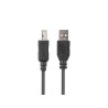 Kabel USB 2.0 Lanberg USB-A(M)- USB-B(M) 1,8m czarny ferryt box