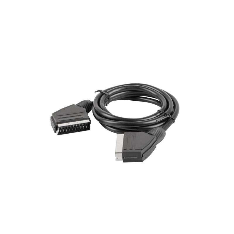 Kabel SCART Lanberg M/M 1,8m czarny