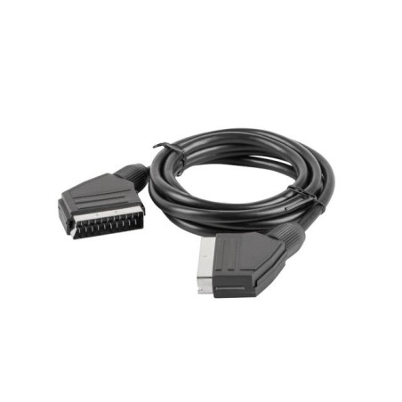 Kabel SCART Lanberg M/M 1,8m czarny