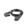 Kabel SCART Lanberg M/M 1,8m czarny