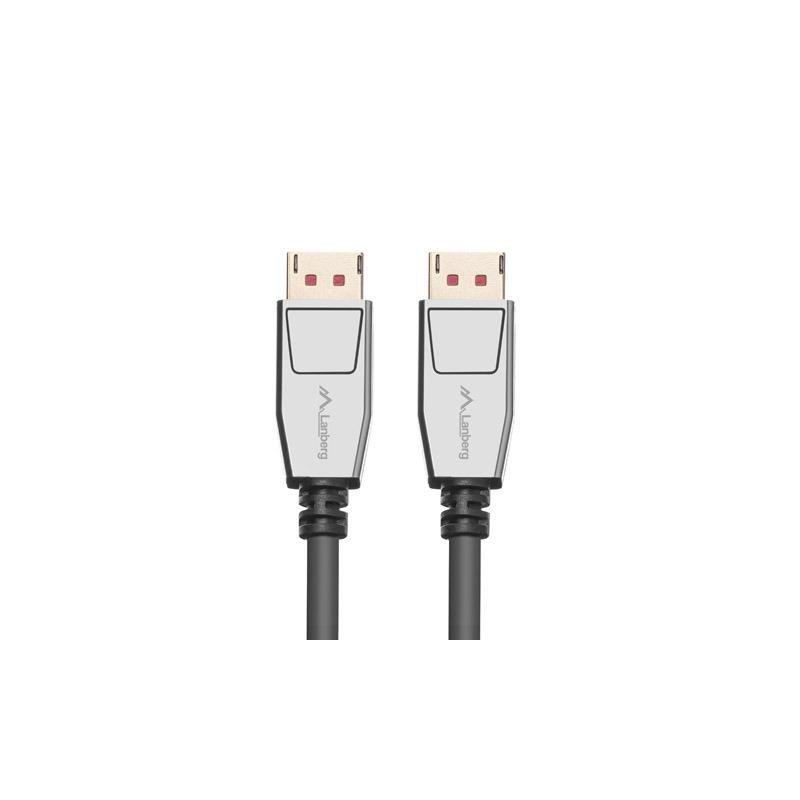 Kabel DisplayPort Lanberg M/M v1.4 1m 8K czarny