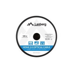 Kabel HDMI Lanberg M/M v2.0 100m czarny optyczny AOC