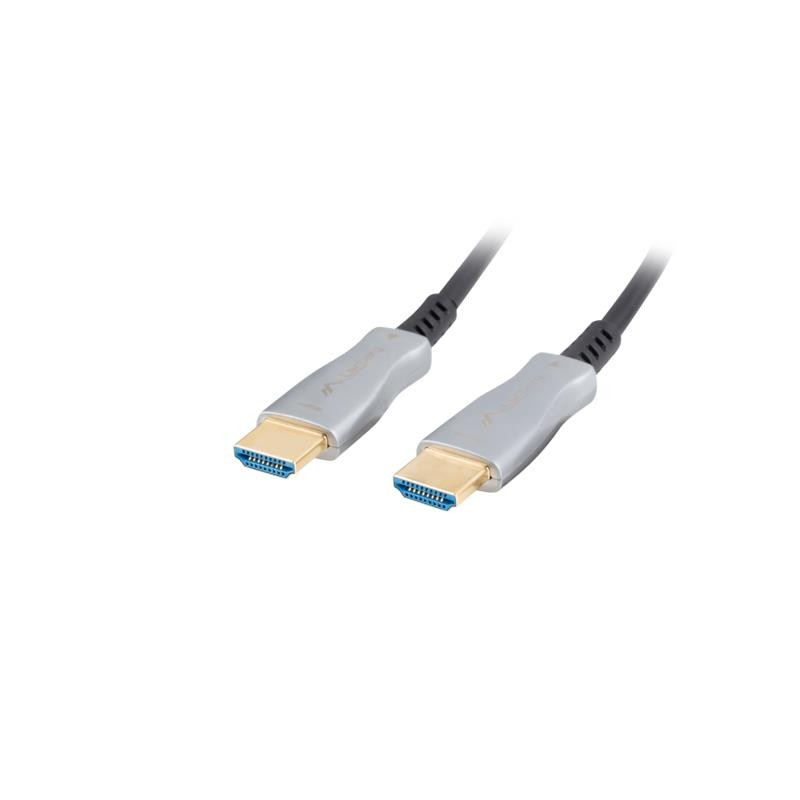 Kabel HDMI Lanberg M/M v2.0 10m czarny optyczny AOC