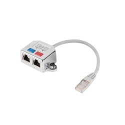 Kabel rozdzielacz LAN Lanberg RJ-45 na 2xRJ-45 FTP (2 urządzenia na 1 kablu)