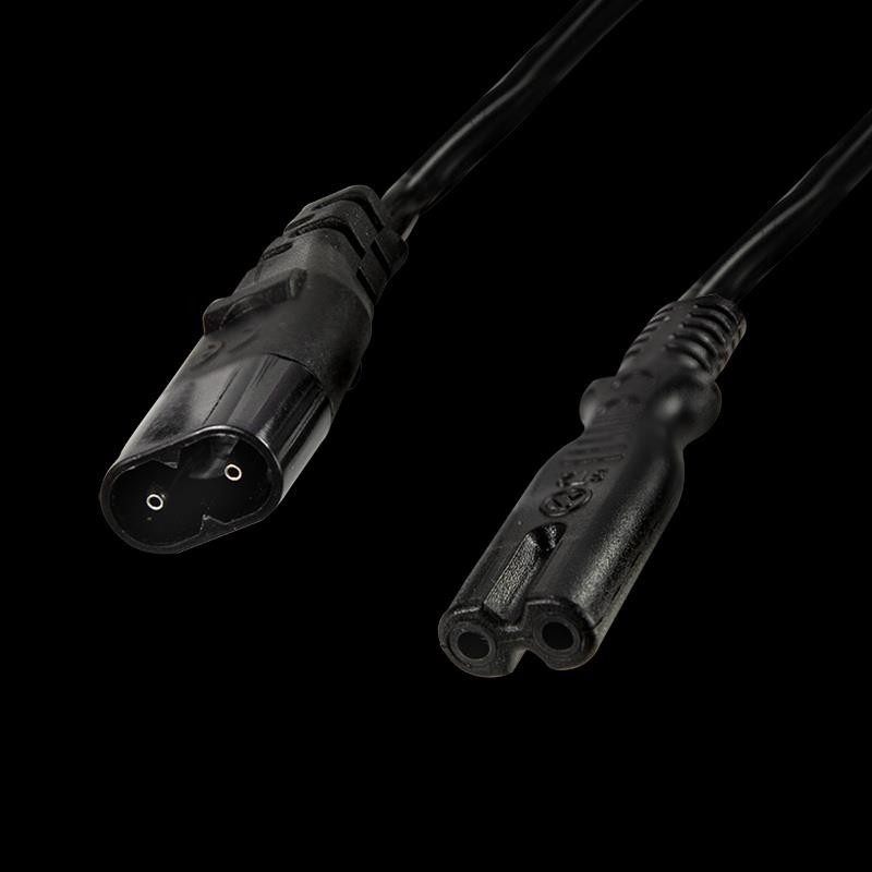 Przedłużacz kabla zasilającego LogiLink CP129 IEC C8 C7 czarny 2m