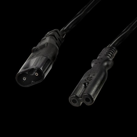 Przedłużacz kabla zasilającego LogiLink CP129 IEC C8 C7 czarny 2m