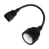 Adapter zasilania Savio CL-180 IEC C14 - CEE 7/5 (E) 0,15m