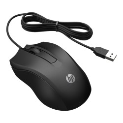 Mysz przewodowa HP 105 BLK optyczna czarna