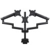 Uchwyt biurkowy na 3 monitory Maclean MC-811 17-27" 3x7kg vesa 75x75 oraz 100x100 2x USB 3.0
