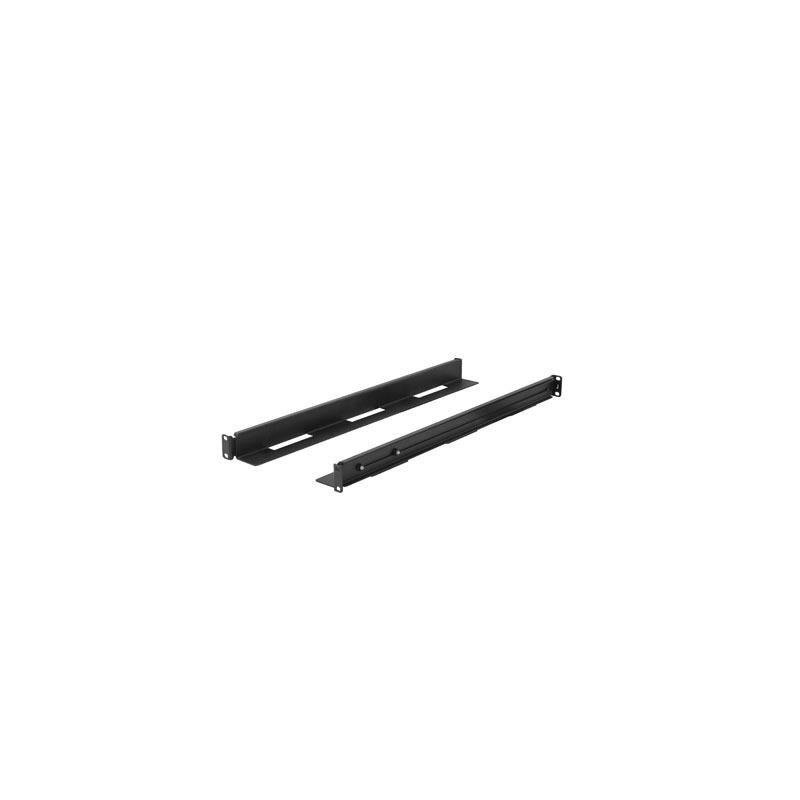 Zestaw szyn montażowych Lanberg do szaf 19" przesuwne 650 x 1090 mm czarny