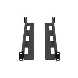 Zestaw szyn montażowych Lanberg do szaf 19" przesuwne 650 x 1090 mm czarny