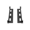 Zestaw szyn montażowych Lanberg do szaf 19" przesuwne 650 x 1090 mm czarny