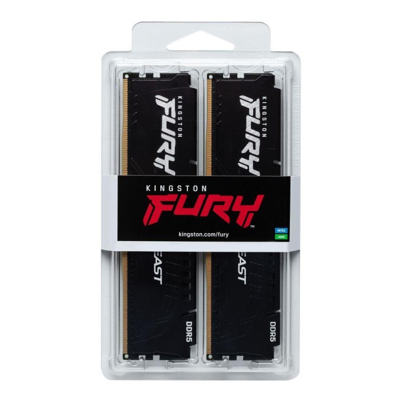 Pamięć DDR5 Kingston FURY Beast 64GB (2x32GB) 6000MHz CL30 1,4V Black EXPO