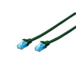 Patchcord DIGITUS UTP kat. 5e 5m PVC zielony