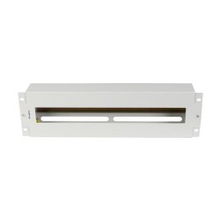 Panel dystrybucji napięć Lanberg 19" 3U z szyną DIN TS-35 szary