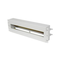 Panel dystrybucji napięć Lanberg 19" 3U z szyną DIN TS-35 szary