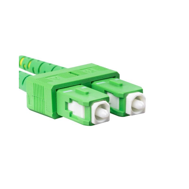 Patchcord światłowodowy Lanberg SM SC/APC-SC/APC DUPLEX 3.0mm LSZH G657A1 1m żółty