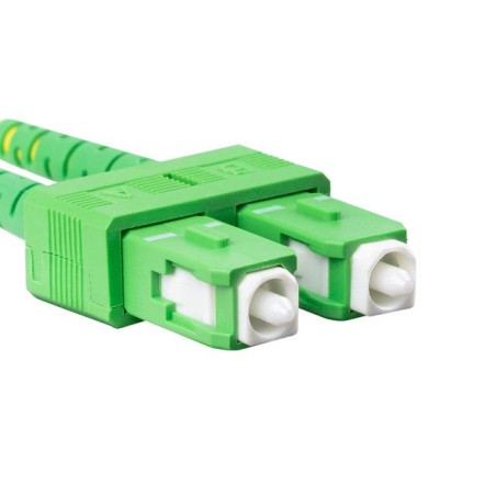 Patchcord światłowodowy Lanberg SM SC/APC-SC/APC DUPLEX 3.0mm LSZH G657A1 1m żółty